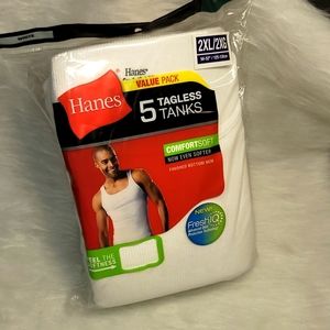 Hanes Men's Tanks 2XL White
